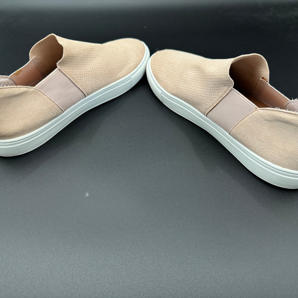 Steve Madden Women's Janzer Slip On Sneakers Pink Suede Perforated Size 10 - Picture 5 of 8